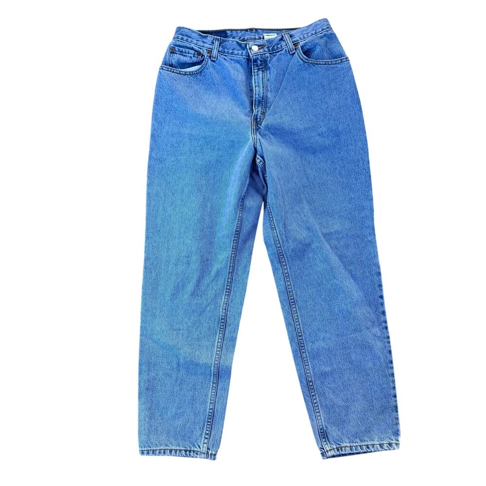 Vintage Levi's 550 Jeans Womens Sz 12S Blue Relaxed Tapered Mom Jeans 90s